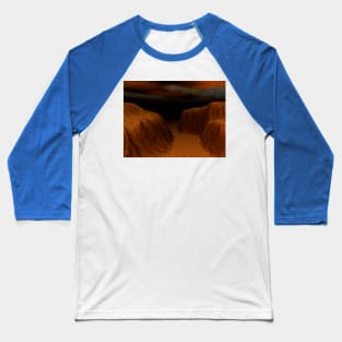 Desert at Night Baseball T-Shirt